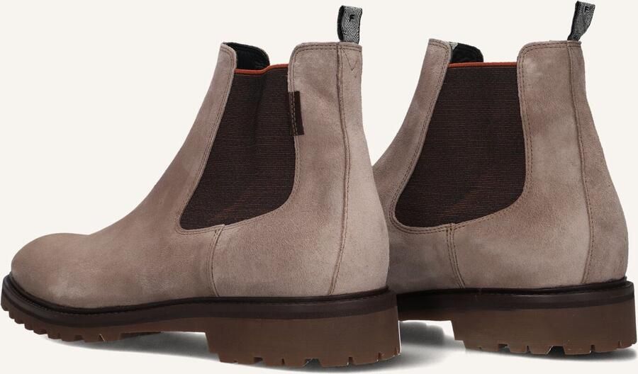 FLORIS VAN BOMMEL Chelsea Boots Heren Sfm-60018 Sturdi Maat: 45⅓ Materiaal: Suède Kleur: Taupe - Foto 3