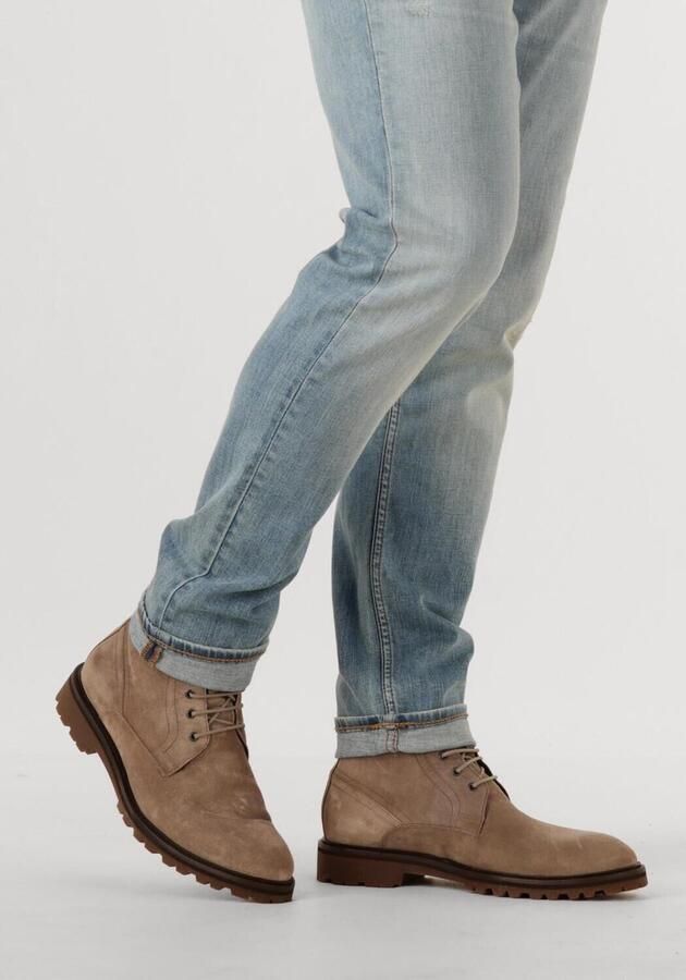 FLORIS VAN BOMMEL Veterboots Heren Sfm-80033 Sturdi Maat: 44⅔ Materiaal: Suède Kleur: Taupe - Foto 2