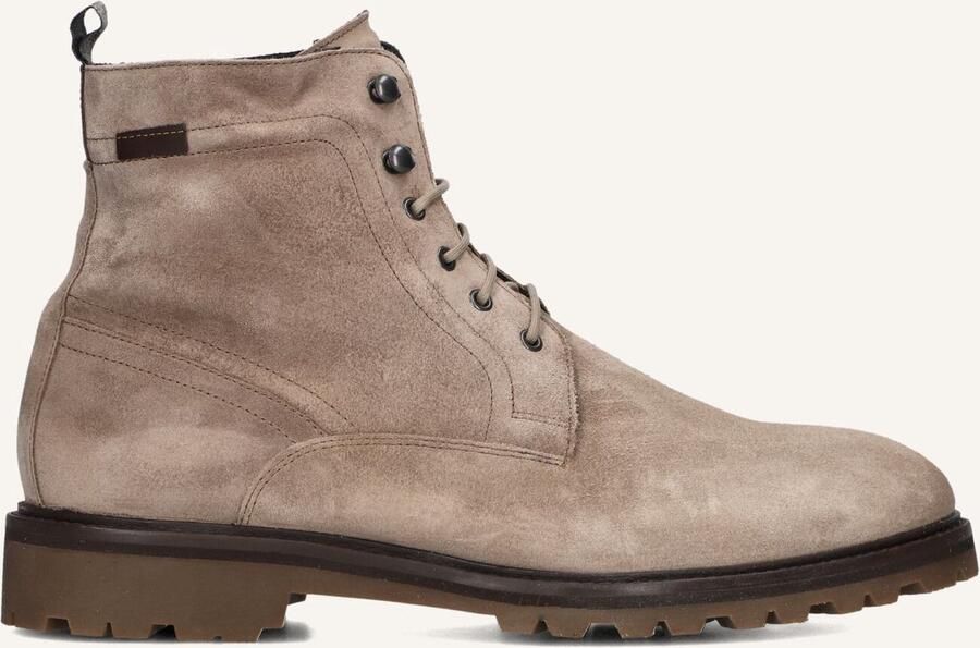 FLORIS VAN BOMMEL Veterboots Heren Sfm-80033 Sturdi Maat: 44 Materiaal: Suède Kleur: Taupe - Foto 2