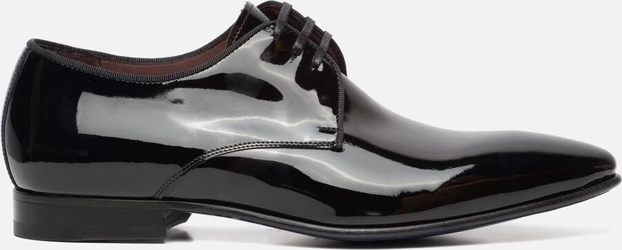 Floris van bommel De Smoker 01.00 Black Patent G+ Wijdte Veterschoenen