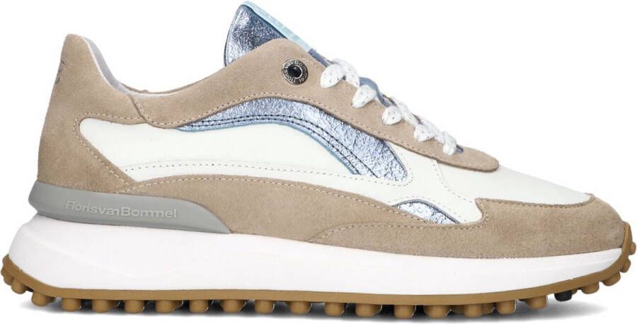 Floris van Bommel Sfw-10079 Lage sneakers Leren Sneaker Dames Taupe