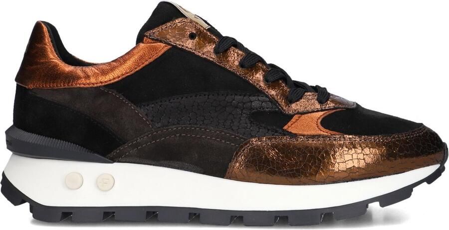 FLORIS VAN BOMMEL Lage Sneakers Dames Sfw-10098 Blokki 37 5 Suède Brons