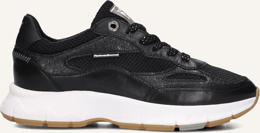 FLORIS VAN BOMMEL Lage Sneakers Dames Sfw-10101 Daysi Maat: 40 Materiaal: Leer Kleur: Zwart