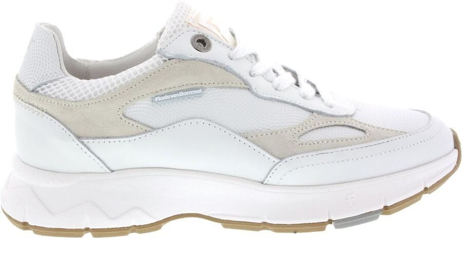 FLORIS VAN BOMMEL Lage Sneakers Dames Sfw-10101 Maat: 39 Materiaal: Textiel Kleur: Wit - Foto 2