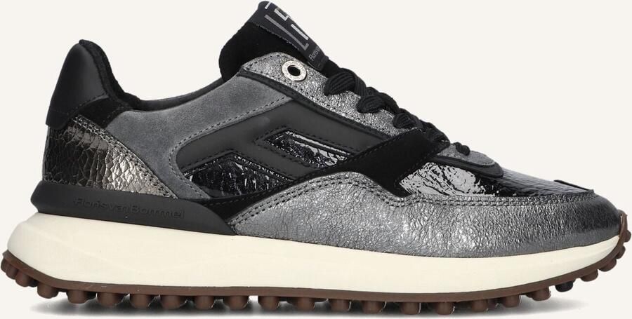 Floris van Bommel Sfw-10128 Noppi Sneakers Leer Dames Zilverkleurig