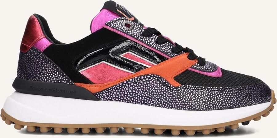 FLORIS VAN BOMMEL Lage Sneakers Dames Sfw-10128 Noppi Maat: 38 5 Materiaal: Textiel Kleur: Zwart