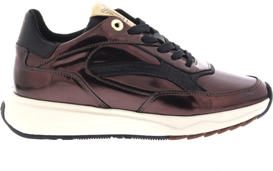 FLORIS VAN BOMMEL Lage Sneakers Dames Sfw-10138 Suvi Maat: 37 5 Materiaal: Lakleer Kleur: Bruin - Foto 2