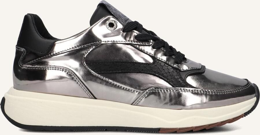FLORIS VAN BOMMEL Lage Sneakers Dames Sfw-10138 Suvi Maat: 36 Materiaal: Leer Kleur: Zilverkleurig - Foto 8