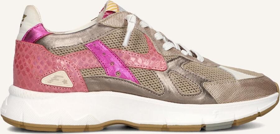 FLORIS VAN BOMMEL Lage Sneakers Dames Sfw-10152 Daysi Maat: 38 5 Materiaal: Leer Kleur: Goudkleurig