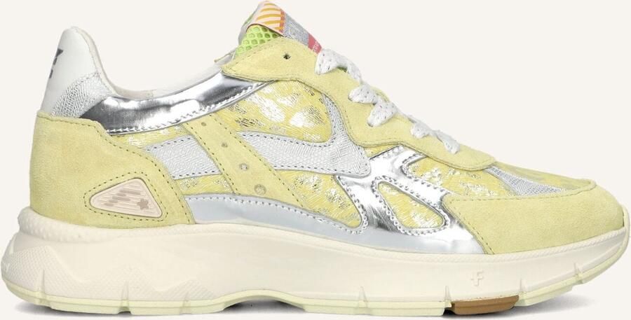 FLORIS VAN BOMMEL Lage Sneakers Dames Sfw-10152 Daysi Maat: 37 Materiaal: Textiel Kleur: Butter yellow