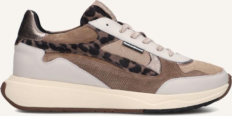 FLORIS VAN BOMMEL Lage Sneakers Dames Sfw-10159 Suvi Maat: 39 Materiaal: Leer Kleur: Beige - Foto 3