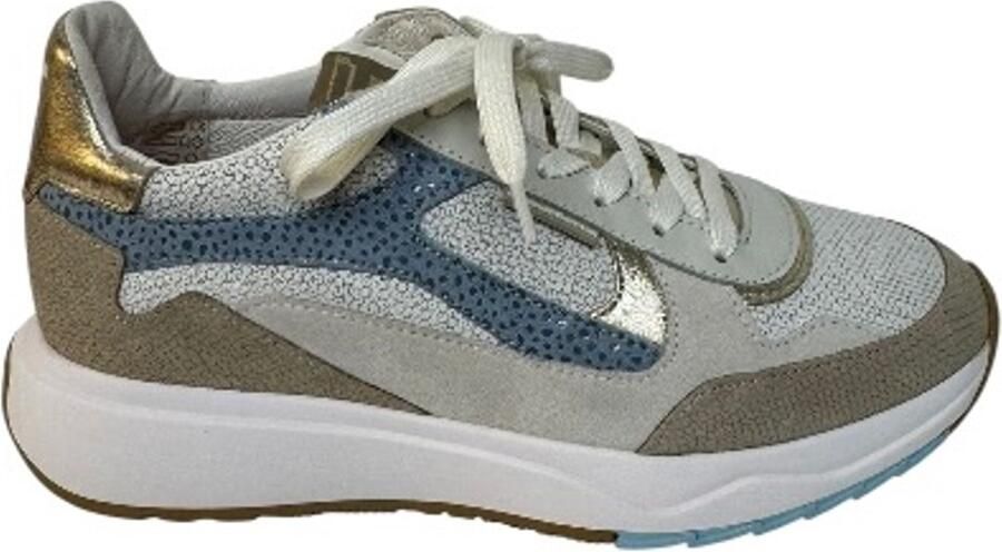 FLORIS VAN BOMMEL Lage Sneakers Dames Sfw-10159 Suvi Maat: 43 Materiaal: Leer Kleur: Wit