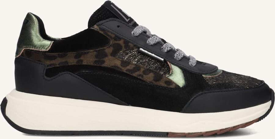 FLORIS VAN BOMMEL Lage Sneakers Dames Sfw-10159 Suvi Maat: 41 5 Materiaal: Textiel Kleur: Zwart