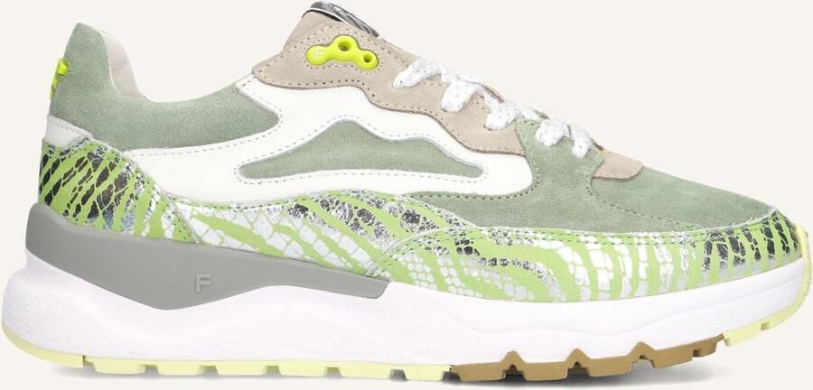 FLORIS VAN BOMMEL Lage Sneakers Dames Sfw-10163 Treni Maat: 38 5 Materiaal: Suède Kleur: Groen