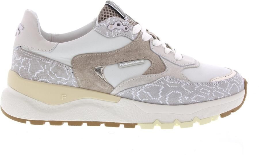FLORIS VAN BOMMEL Lage Sneakers Dames Sfw-10164 Treni 39 5 Textiel Beige - Foto 8