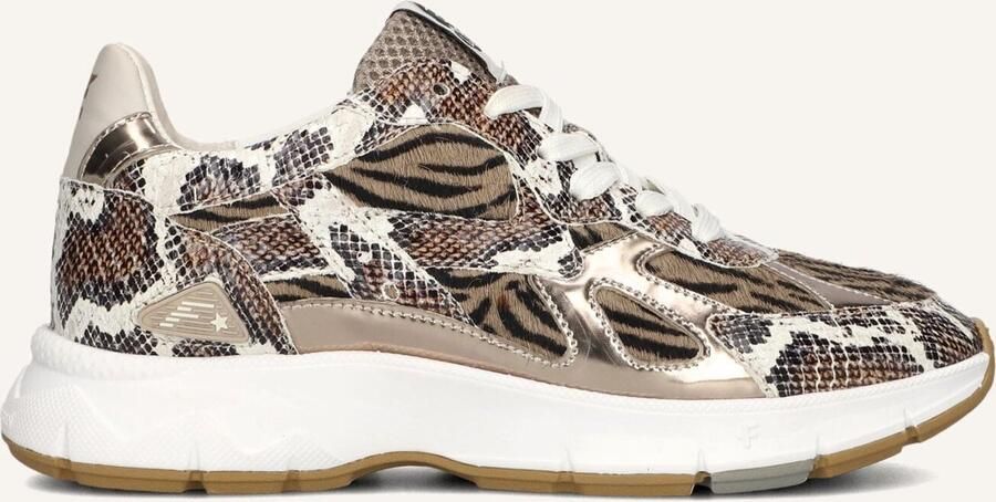 Floris van Bommel Sfw-10167 Daysi Sneakers Leer Dames Bruin