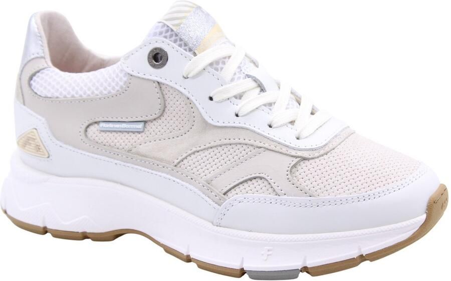 FLORIS VAN BOMMEL Lage Sneakers Dames Sfw-10168 Daysi Maat: 43 Materiaal: Leer Kleur: Wit
