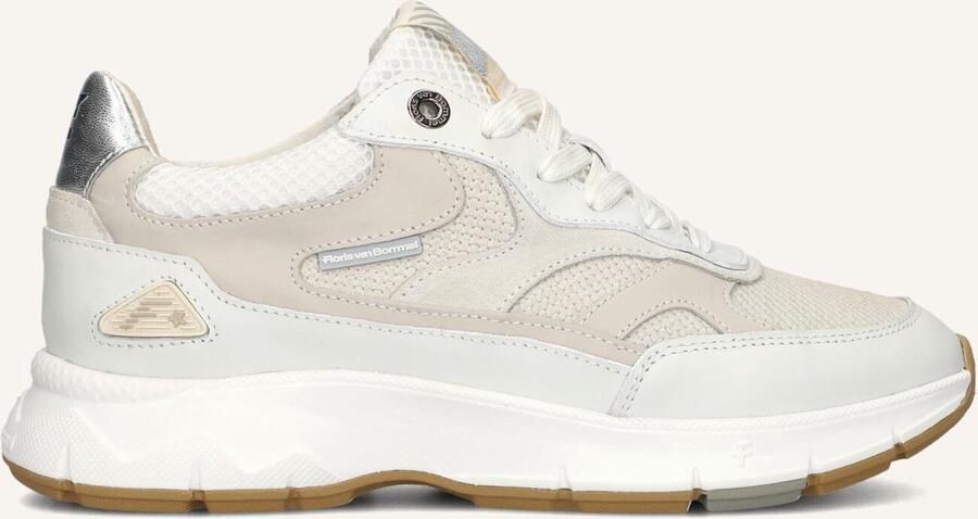 FLORIS VAN BOMMEL Lage Sneakers Dames Sfw-10168 Daysi Leer Wit - Foto 4