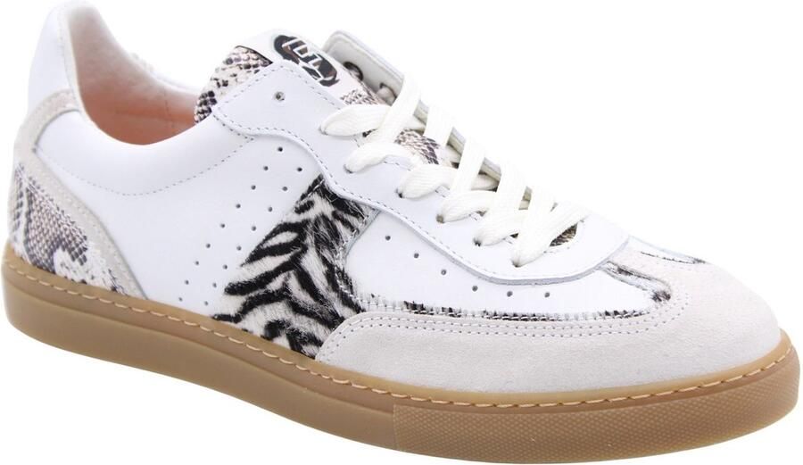 Floris van Bommel Sfw-10169 Minni Sneakers Dames Leren Sneaker Wit