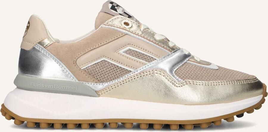 FLORIS VAN BOMMEL Lage Sneakers Dames Sfw-10170 Noppi Maat: 41 Materiaal: Textiel Kleur: Goudkleurig - Foto 2