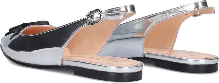 FLORIS VAN BOMMEL Slingbacks Dames Sfw-40050 Maat: 39 Materiaal: Leer Kleur: Zilver - Foto 4