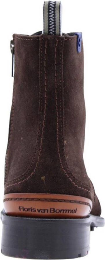 Floris van Bommel SFW-50028-21-03~~~~~~~~~~~~~~~ Hoge sneakersVeterlaarzenDames veterschoenenDames sneakersHalf-hoge schoenen Bruin - Foto 6