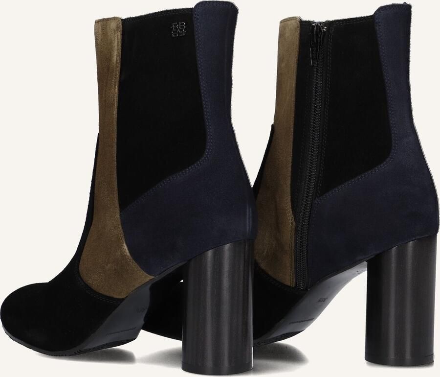 FLORIS VAN BOMMEL Enkellaarsjes Dames Sfw-50075 Kaci Maat: 38 Materiaal: Suède Kleur: Zwart - Foto 2