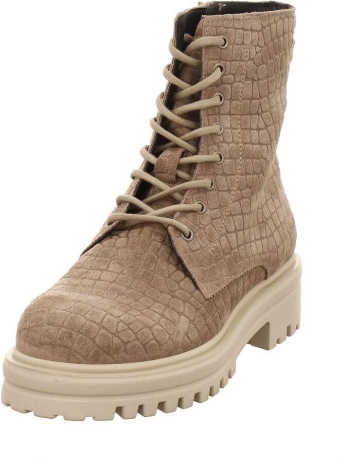 Floris van Bommel Wonki 04.23 suède veterboots taupe