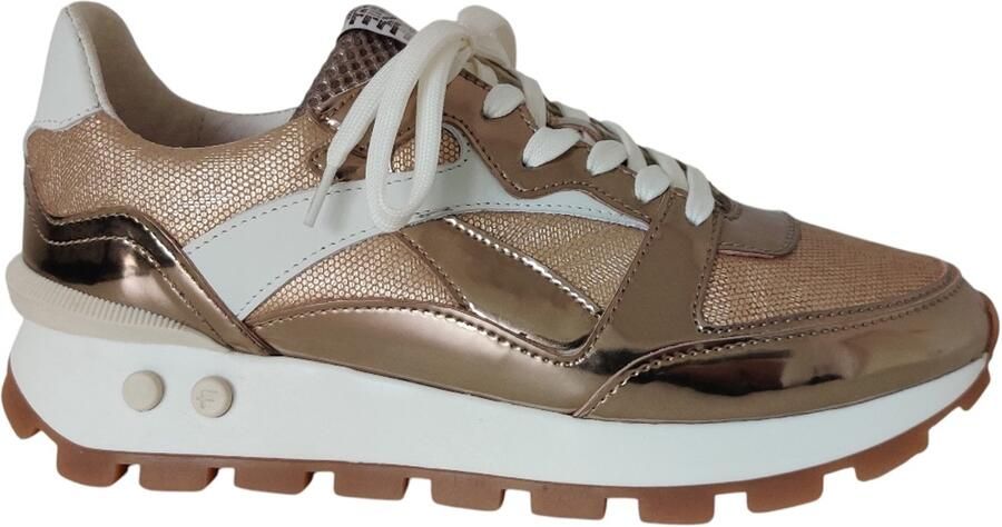 Floris van Bommel DAMES SNEAKERS SFW-10157-92-01 BLOKKI 07.03-BRONZ-G