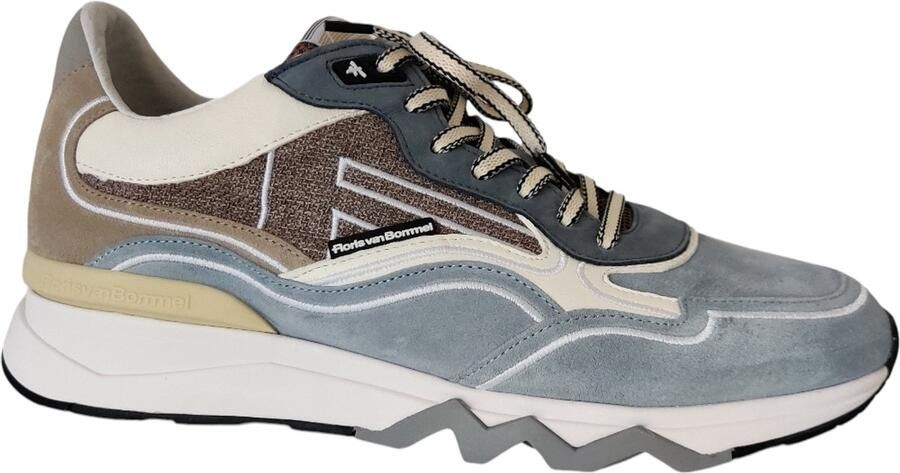 Floris van Bommel DE ZAGER 03.02 Lage sneakersVrije tijdsschoenenHeren sneakers Blauw - Foto 3