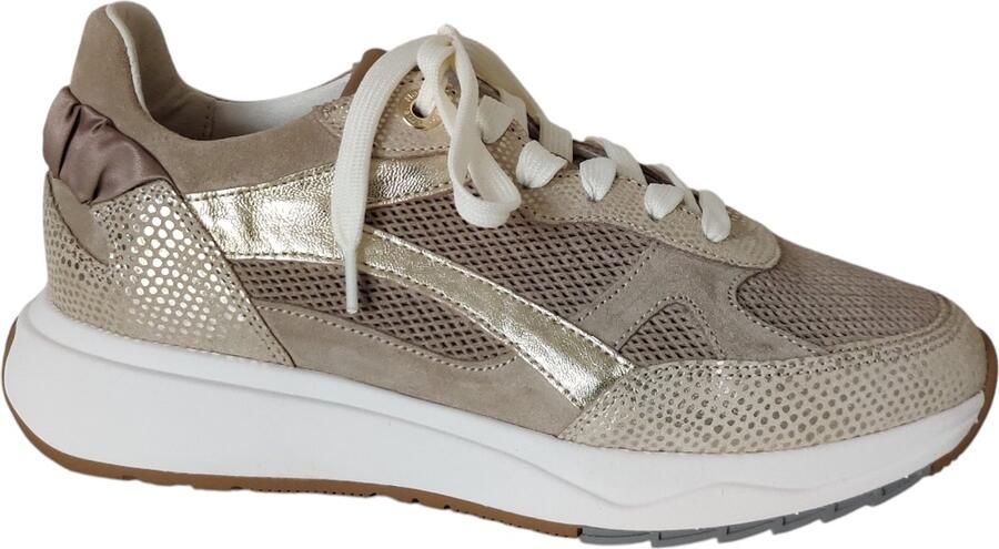 Floris van Bommel Sfw-10156 Suvi Sneakers Leer Dames Beige