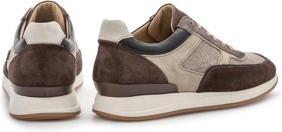 VAN BOMMEL Lage Sneakers Heren Sbm-10020 Libra Maat: 46 5 Materiaal: Suède Kleur: Taupe