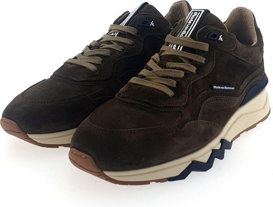 Floris van Floris van Bommel van Floris van Bommel Sneakers Heren Lage sneakers Herenschoenen Suède SFM-10136 Bruin - Foto 9