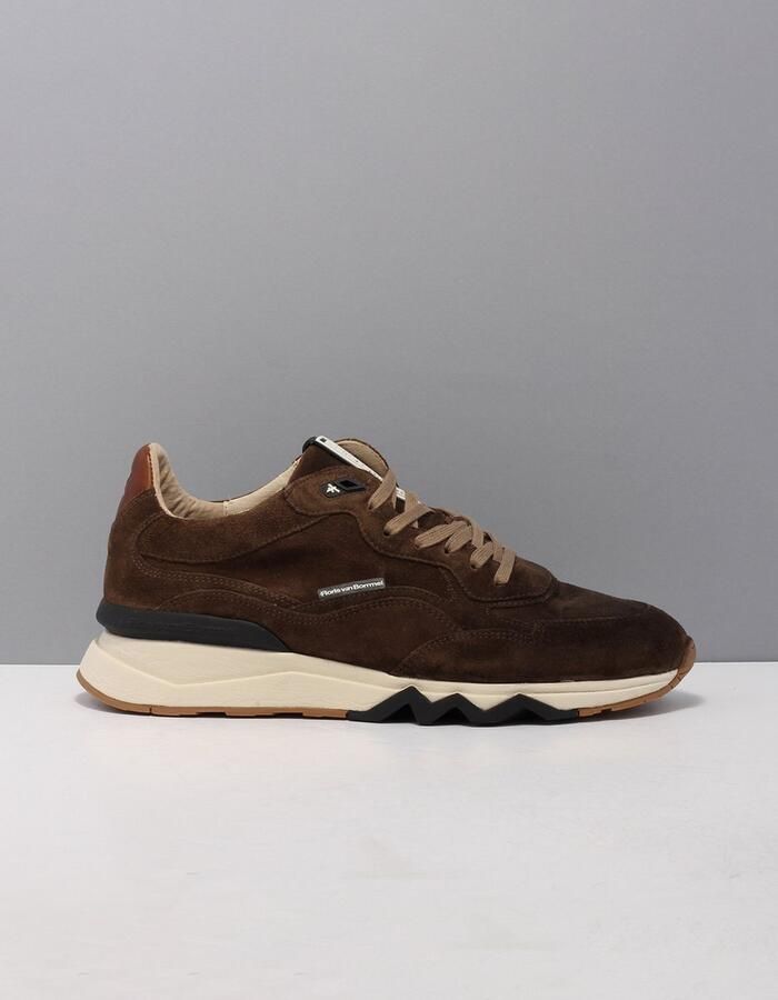 Floris van Floris van Bommel van Floris van Bommel Sneakers Heren Lage sneakers Herenschoenen Suède SFM-10136 Bruin - Foto 7