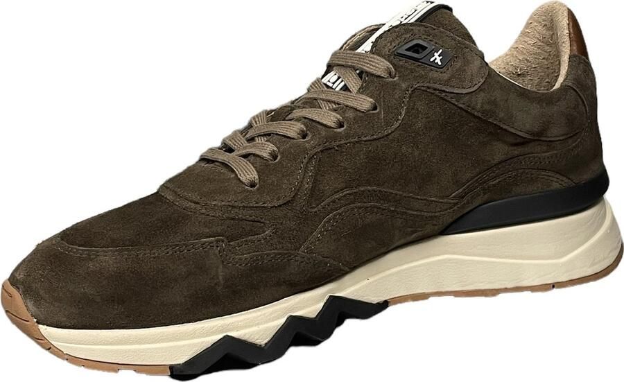 Floris van Floris van Bommel van Floris van Bommel Sneakers Heren Lage sneakers Herenschoenen Suède SFM-10136 Bruin - Foto 14