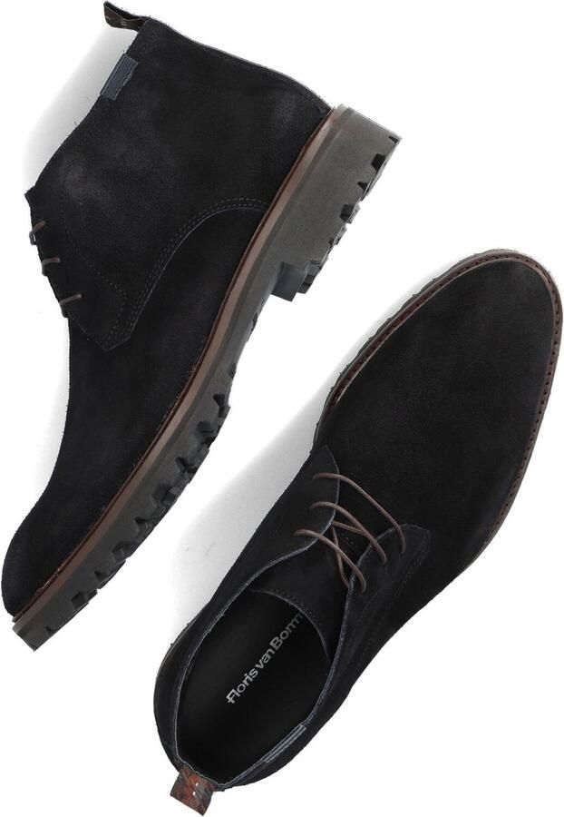 Floris van Bommel STURDI 01.14 Volwassenen Heren sneakersHeren veterschoenVrije tijd half-hoog Zwart - Foto 4