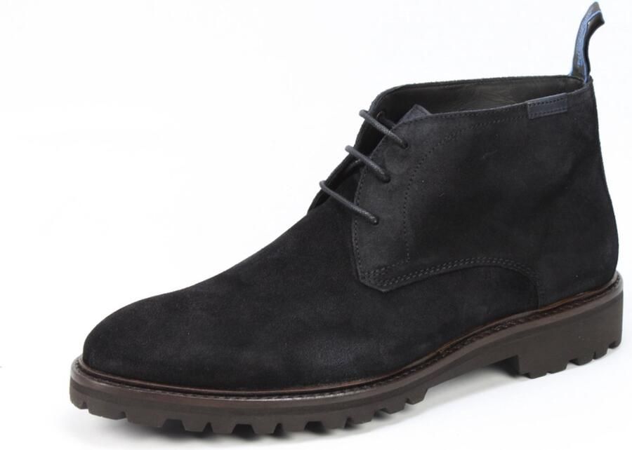 Floris van Bommel STURDI 01.14 Volwassenen Heren sneakersHeren veterschoenVrije tijd half-hoog Zwart - Foto 3