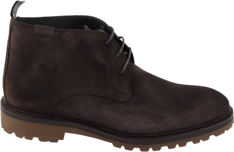 Floris van Bommel Sturdi 01.36 Veterboots Mannen bruin nubuck suede