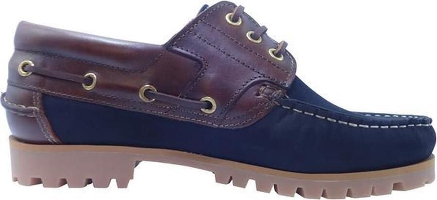Floris van Bommel Van Bommel 10470 Sportieve veterschoen men (10+) bluebeige 11 darkblue Leer - Foto 13