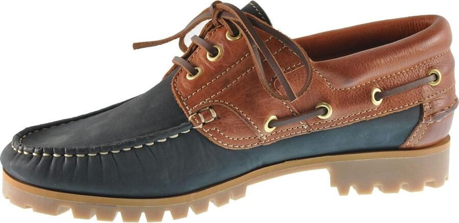 Floris van Bommel Van Bommel 10470 Sportieve veterschoen men (10+) bluebeige 11 darkblue Leer - Foto 9