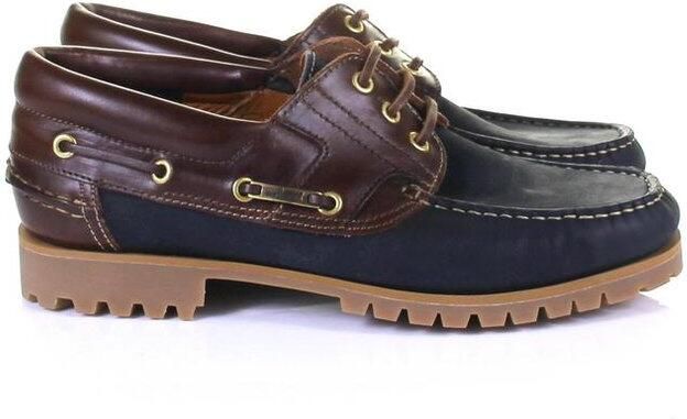 Floris van Bommel Van Bommel 10470 Sportieve veterschoen men (10+) bluebeige 11 darkblue Leer - Foto 15