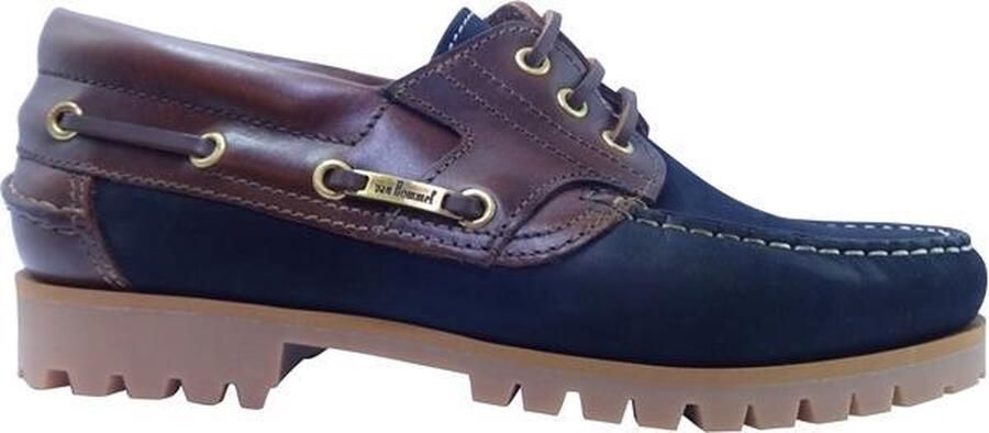 Floris van Bommel Van Bommel 10470 Sportieve veterschoen men (10+) bluebeige 11 darkblue Leer - Foto 14