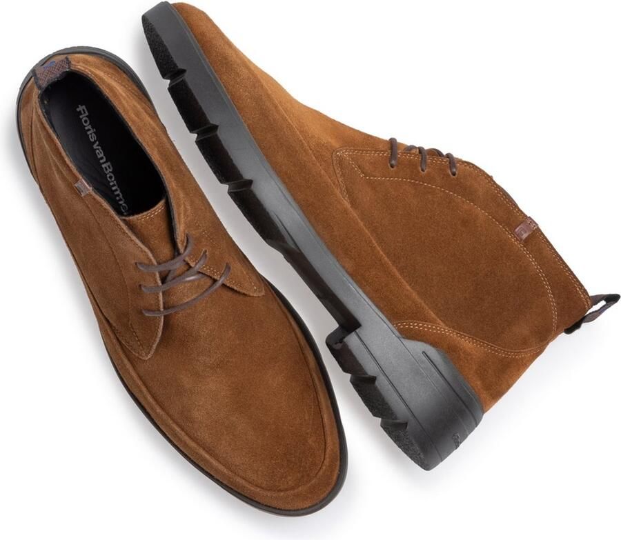 Floris van Bommel SFM-50140-23-01 heren veterboots gekleed (8 5) bruin