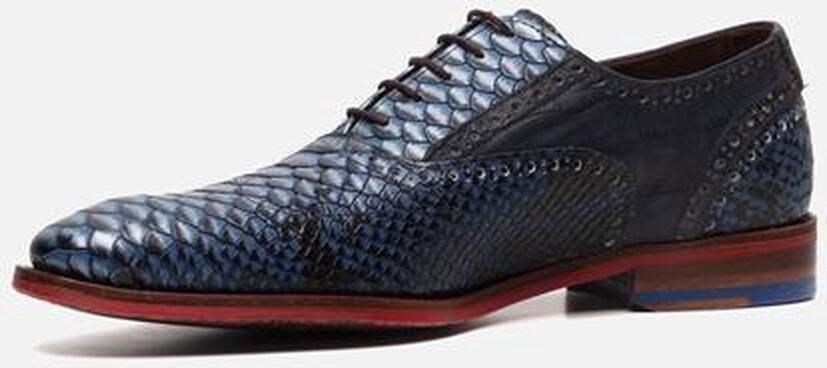 Floris van Bommel Veterschoenen blauw