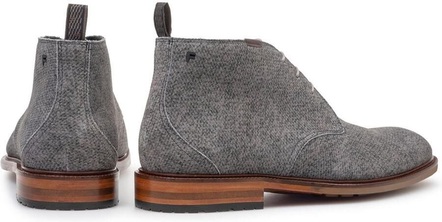 Floris van Bommel Veterschoenen grijs