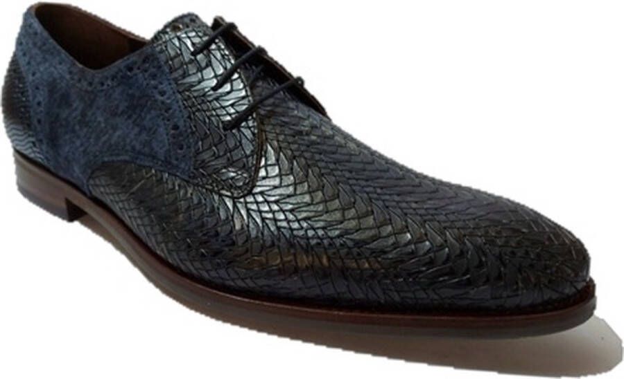 Floris van Bommel NOPPI~38.02~~~~~~~~~~~~~~~~~~~ Lage sneakersVrije tijdsschoenenHeren sneakers Blauw - Foto 18