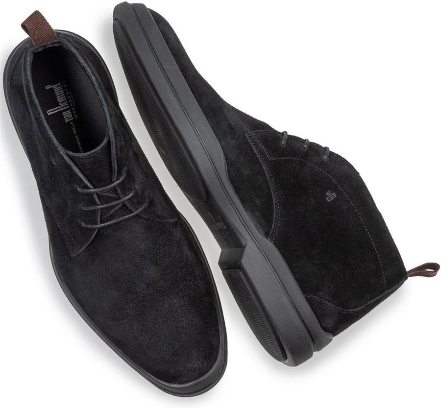 Floris van Bommel Veterschoenen zwart