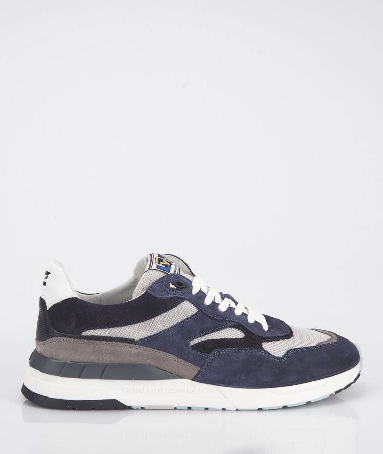 Floris van Bommel Floris van Sneakers Heren Lage sneakers Herenschoenen Leer SFM-10170 Blauw