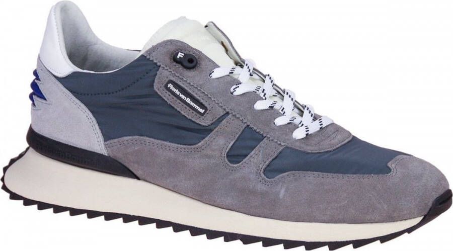 Floris van Floris van Bommel van Floris van Bommel Sneakers Heren Lage sneakers Herenschoenen Leer SFM-10135 Grijs - Foto 18