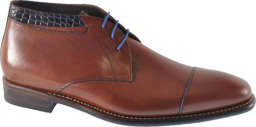 Floris van bommel 10718 01 Brown Calf H-Wijdte Veter boots - Foto 1